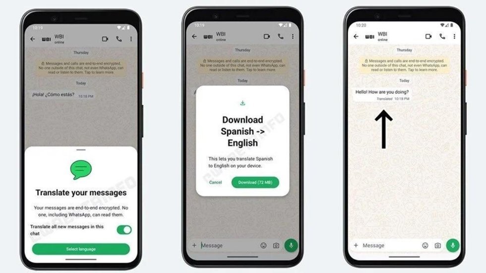 WhatsApp kullanıcılarının beklediği otomatik çeviri özelliği geliyor!